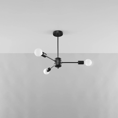 Lustr LANGO 3 černý