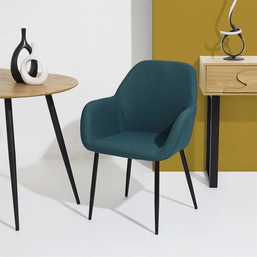 Čalouněná židle Lavia Intesi tyrkysová s područkami do jídelny a obýváku moderní