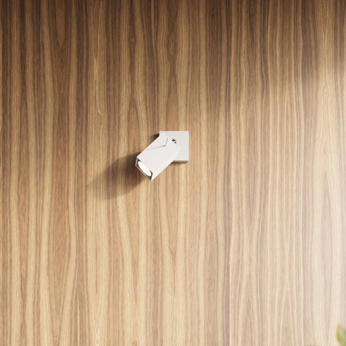 Moderní bílý stropní plafon z kovu MERIDA 2 Sollux do obýváku a kuchyně 30 cm