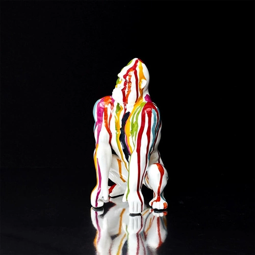 Barevná dekorace goril