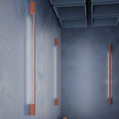 Nástěnné LED svítidlo SAPPO 150 moderní červené hliníkové do obývacího pokoje a ložnice Thoro