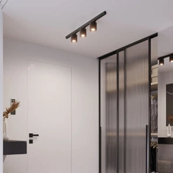 Stropní svítidlo, 3 spoty, 3fázový kolejnicový systém, ORBIS černá