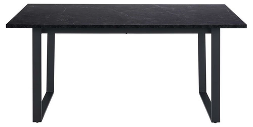Jídelní stůl Amble 160x90 černý mramor moderní industriální pevný Actona