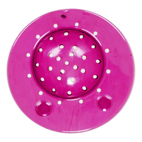 Silikonové sítko do dřezu růžové Intesi moderní do kuchyně a koupelny snadné čištění