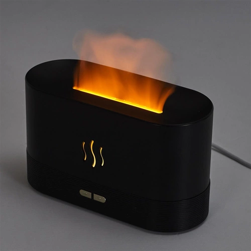 Elektrický aroma difuzér LED Intesi černý úsporný pro domácnost