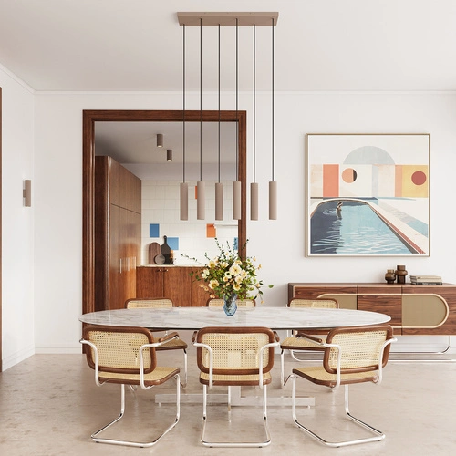 Nástěnné LED svítidlo IVAR taupe moderní do obývacího pokoje a ložnice