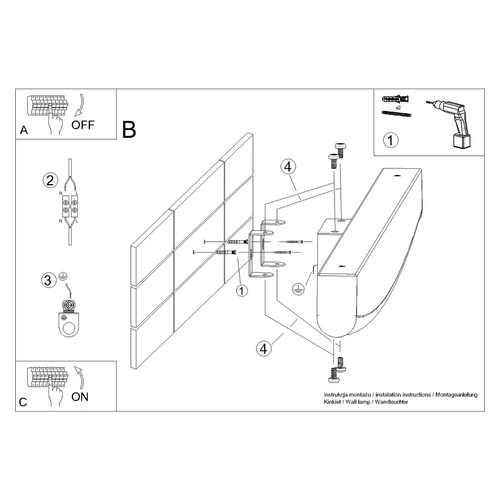 Moderní nástěnné LED svítidlo JORUN bílé 60 cm do ložnice a obýváku nad zrcadlo