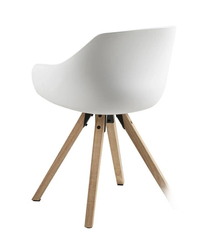 Židle Tina Wood bílá