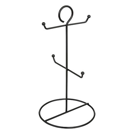 Sada 4 béžových keramických hrnků Alix 200 ml na stojánku na kávu 5five