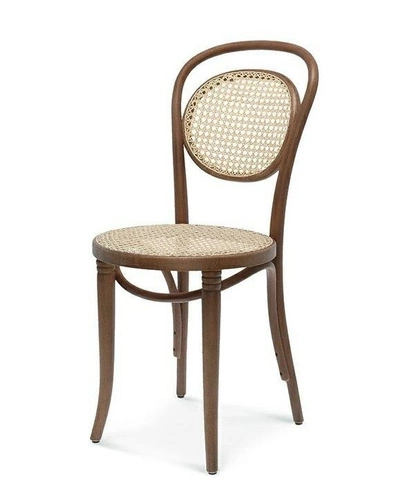 Dřevěná židle Fameg A-10 do jídelny a obýváku retro s výpletem, personalizovaná