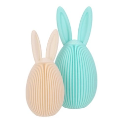 Intesi sada 2 velikonočních figurek pastelových vajíček dekorace na stůl a parapet