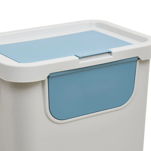 Plastový třídicí koš 24L 5five simply smart modro-šedý do kuchyně a koupelny