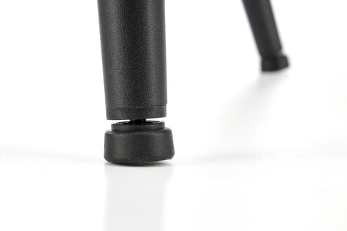 Jídelní sametová židle Wendy čalouněná glamour na černých nohách Intesi