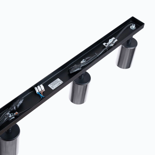 Stropní svítidlo WINX 4L černý chrom moderní do obýváku kuchyně ložnice jídelny SOLLUX