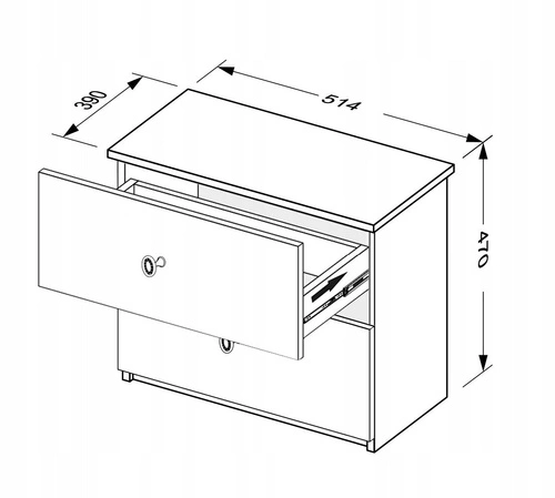Sada ložnicového nábytku Diamante