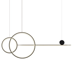 Závěsné svítidlo LED NEW AGE černé 120 cm