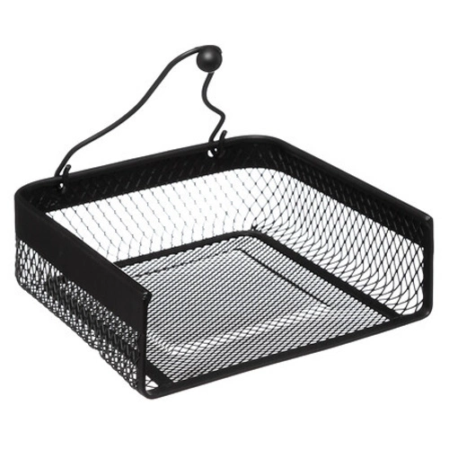 Černý kovový dekorativní stojan na ubrousky Mayaj do jídelny