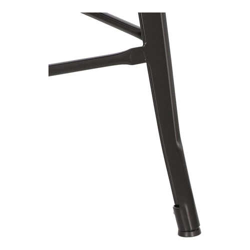 Barová židle Paris 66 cm černá inspirovaná Tolix OUTLET