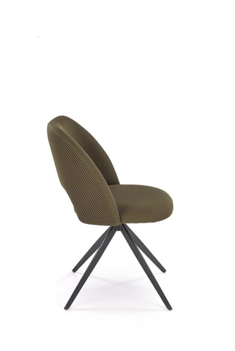 Kancelářská otočná židle Maeba Intesi čalouněná olivová moderní k pracovnímu stolu a do pracovny