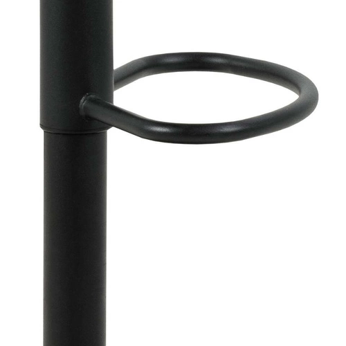 Barová židle Brooke hnědá čalouněná s opěrkou otočná výškově nastavitelná do kuchyně a k ostrůvku Actona