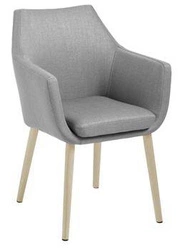 Židle Nora světle šedá