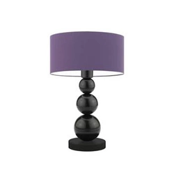 Noční lampička HONOLULU moderní fialová se stínidlem do ložnice a obýváku LYSNE
