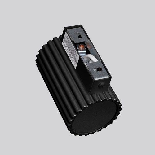 Nástěnné svítidlo KARBON 10 černé moderní hliníkové svítí nahoru i dolů do obýváku a ložnice