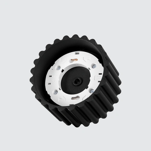 Moderní černý kulatý stropní svítidlo AURA 1 do obýváku a kuchyně minimalistické 10 cm