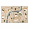 Dětský bavlněný koberec Road 100x150 moderní béžový
