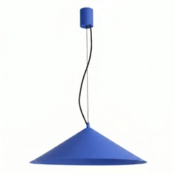 Závěsné LED svítidlo FINT do obývacího pokoje nastavitelné ultramarínové 50 cm