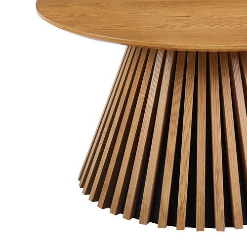 Konferenční stolek Kyoto kulatý 80 cm dub moderní skandinávský do obýváku Intesi