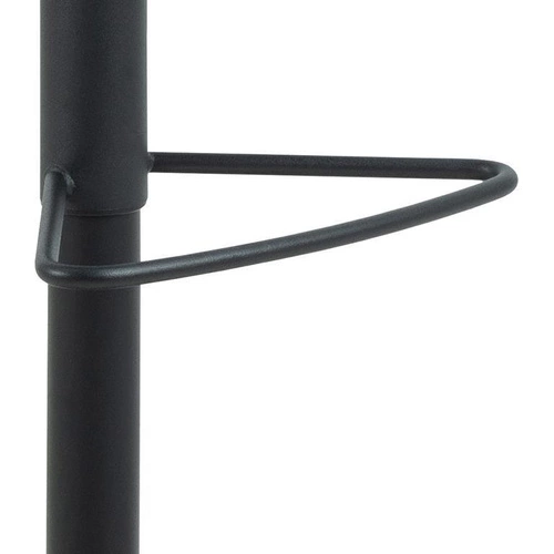 Barová židle Sylvia moderní čalouněná s opěrkou otočná výškově nastavitelná tmavě šedá do kuchyně Actona