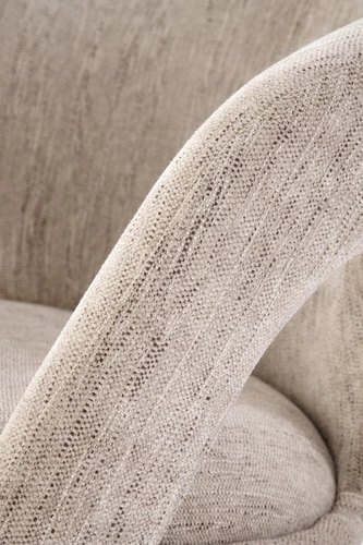 Otočná čalouněná židle Meibel béžová Intesi do kanceláře a jídelny moderní s područkami