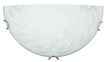 Stropní svítidlo Pasja bílé sklo moderní do obýváku a kuchyně E27 30 cm CANDELLUX