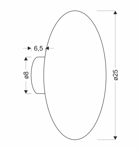Moderní nástěnné LED svítidlo Holar 25 cm šedé kovové do obývacího pokoje a ložnice Ledea