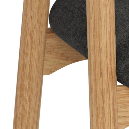 Actona Addi jídelní židle skandinávská šedá s područkami