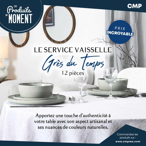 Moderní jídelní souprava Temp pro 4 osoby zelená keramická do jídelny