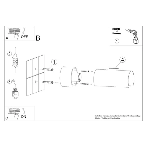 Nástěnné svítidlo FLASH bílá moderní nastavitelná ocelová do obýváku ložnice a chodby