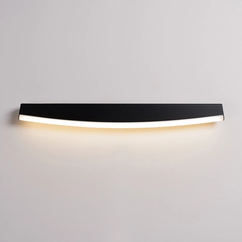 Nástěnné LED svítidlo JORUN černé moderní 60 cm do obýváku a ložnice Thoro