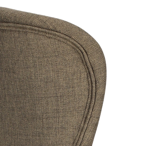 Čalouněná židle Batilda Actona do jídelny a obýváku dubová khaki v boho stylu