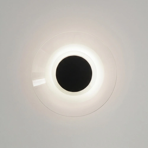Nástěnné svítidlo ASTRO černé LED moderní do obývacího pokoje 28 cm