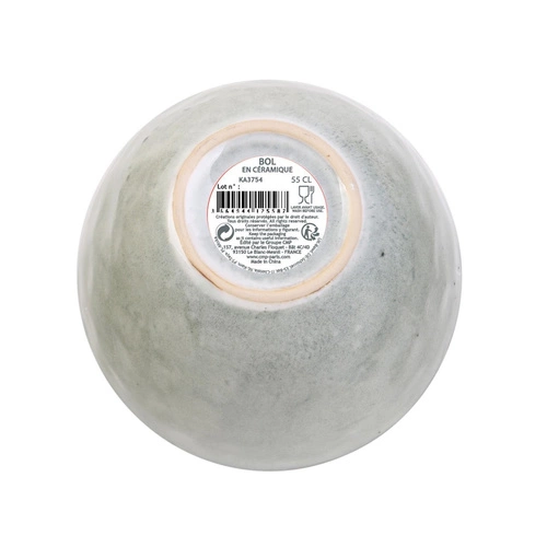 Keramická miska na polévku Laguna M béžová 550 ml boho do kuchyně Intesi