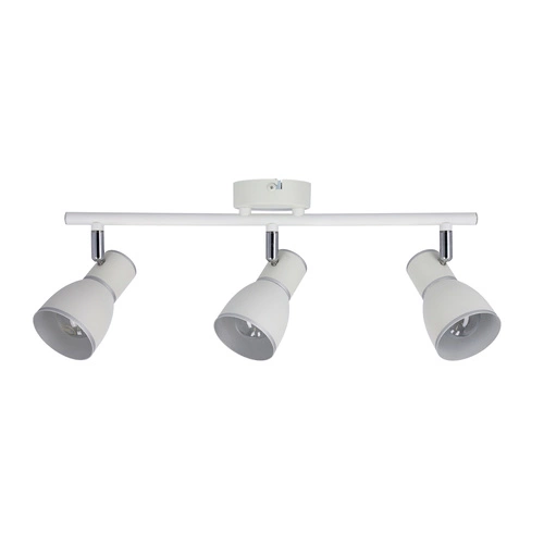 Stropní svítidlo Fido bílá nastavitelná 3bodová kovová do obýváku a ložnice 52 cm