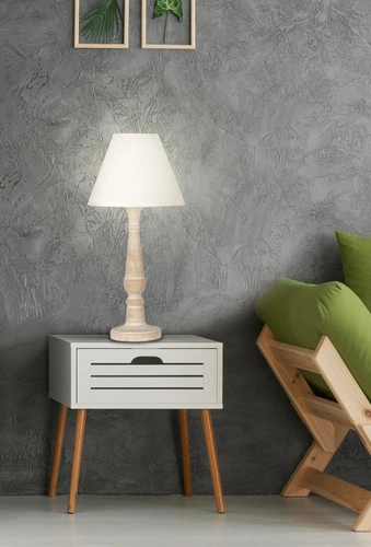 Stolní lampa Folclore 1 h-42 1x40W E14 plátěné stínítko