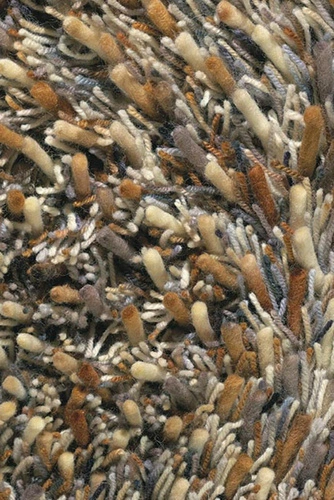 Hnědý vlněný shaggy koberec do obýváku Shaggy Spring moderní 200x300 Carpets&More