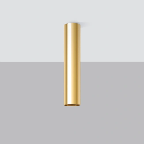 Stropní svítidlo kovové LAGOS 30 zlatý lesk moderní do obýváku a ložnice SOLLUX