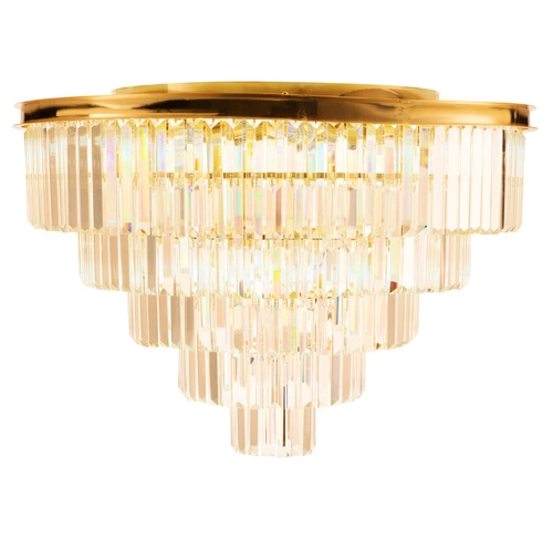 Stropní svítidlo SPLENDORE zlaté kulaté 80 cm glamour do obýváku a ložnice Step into Design