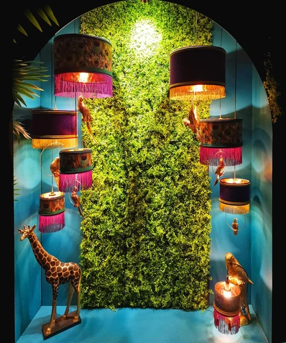 Závěsné svítidlo Aguila N 1 sametové boho 45 cm Las Plumas do obýváku nebo nad stůl