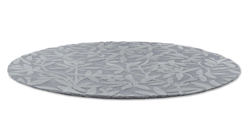 Kulatý vlněný koberec Cleavers Duck Egg 200x200 cm do obýváku moderní měkký Laura Ashley