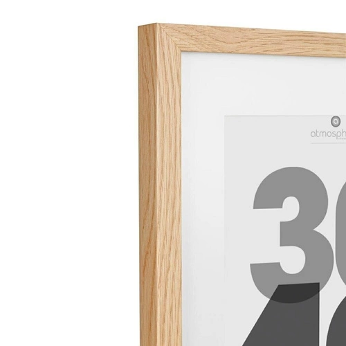 Dřevěný fotorámeček Eva Atmosphera 30x40 cm skandinávský na zeď nebo stůl